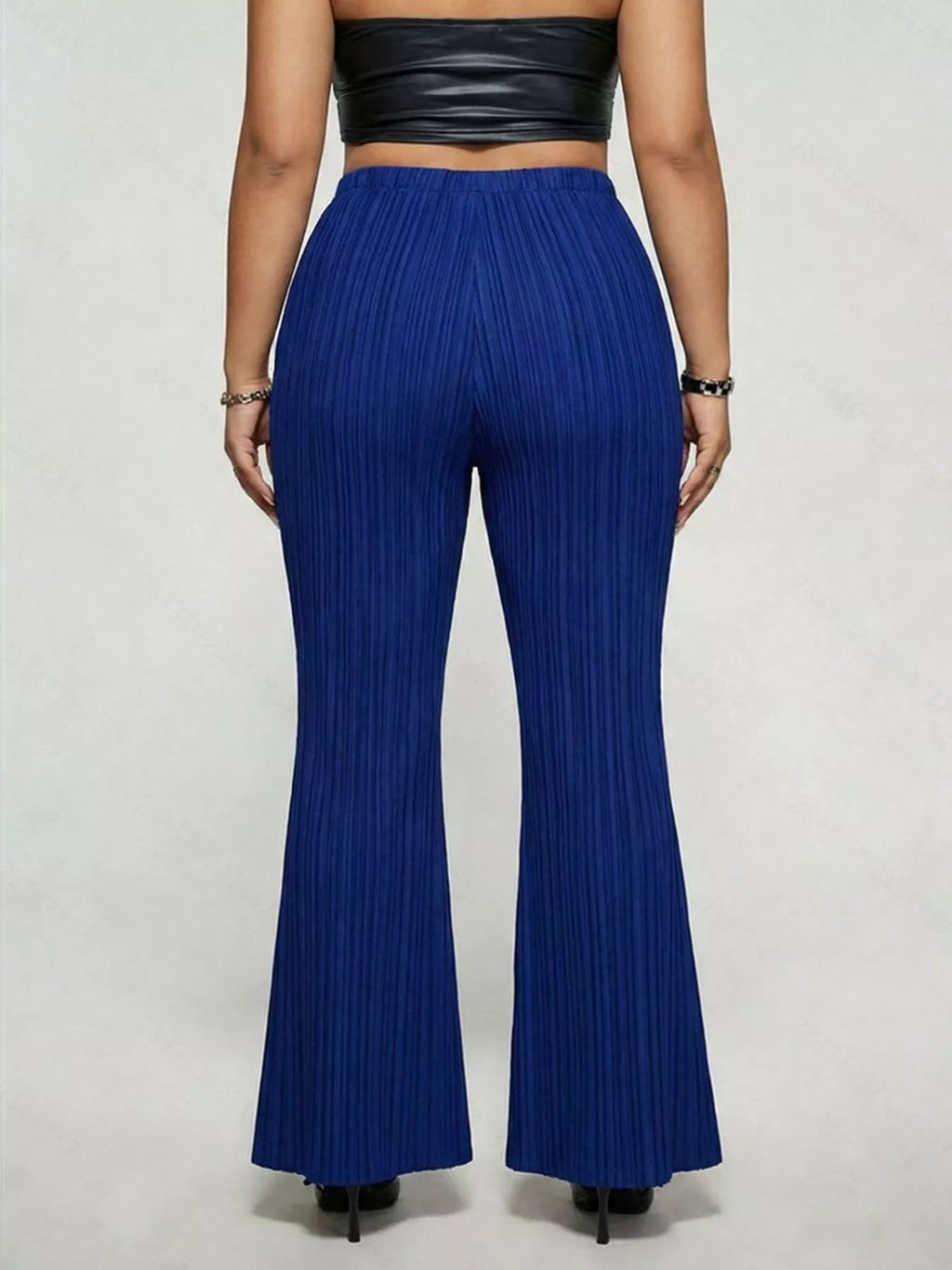 Women's Plus Size High Waist Flare Pants