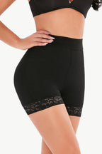 Women's Shorts – Lace Trim High-Rise