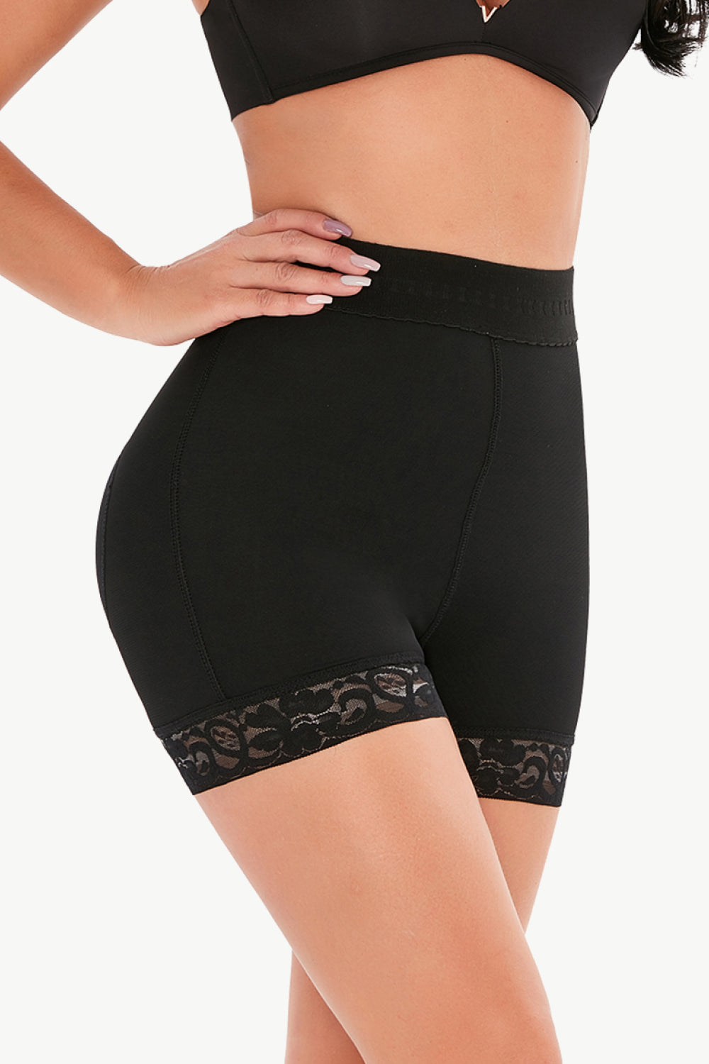 Women's Shorts – Lace Trim High-Rise