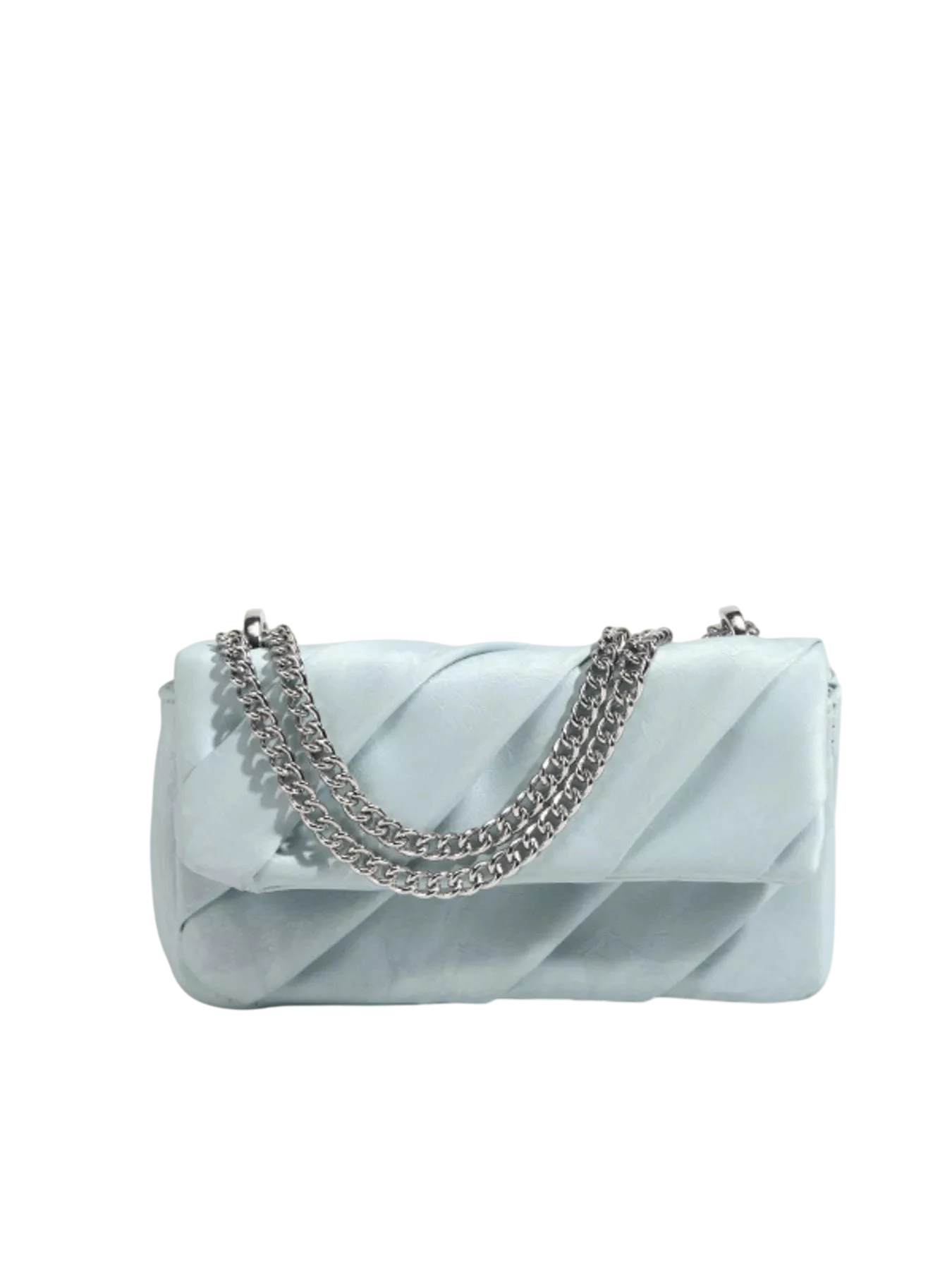 Ruched Flap Crossbody Bag
