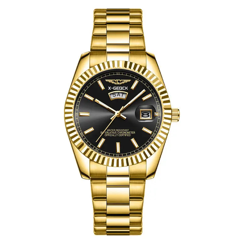 Men's Ultra-Thin Quartz Watch – Waterproof, Luminous & Sleek Dropshipman