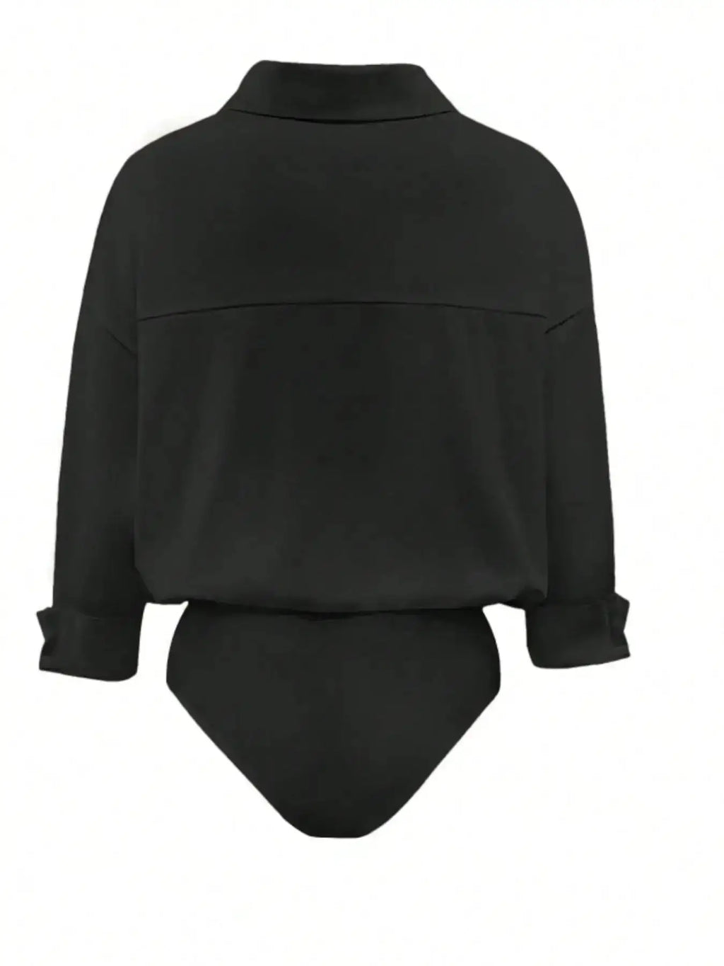 Button-Down Long Sleeve Bodysuit by Parfymia