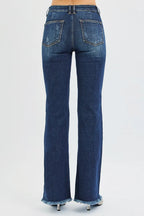 Women's Flare Jeans – Tummy Control Mid Rise
