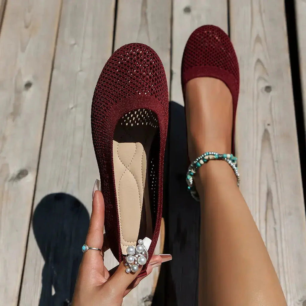Breathable Mesh Slip-Ons for Women by Parfymia