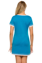Women's Lounge Dress – Contrast Trim