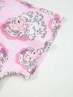 Women's Loungewear Santa Claus Print Set