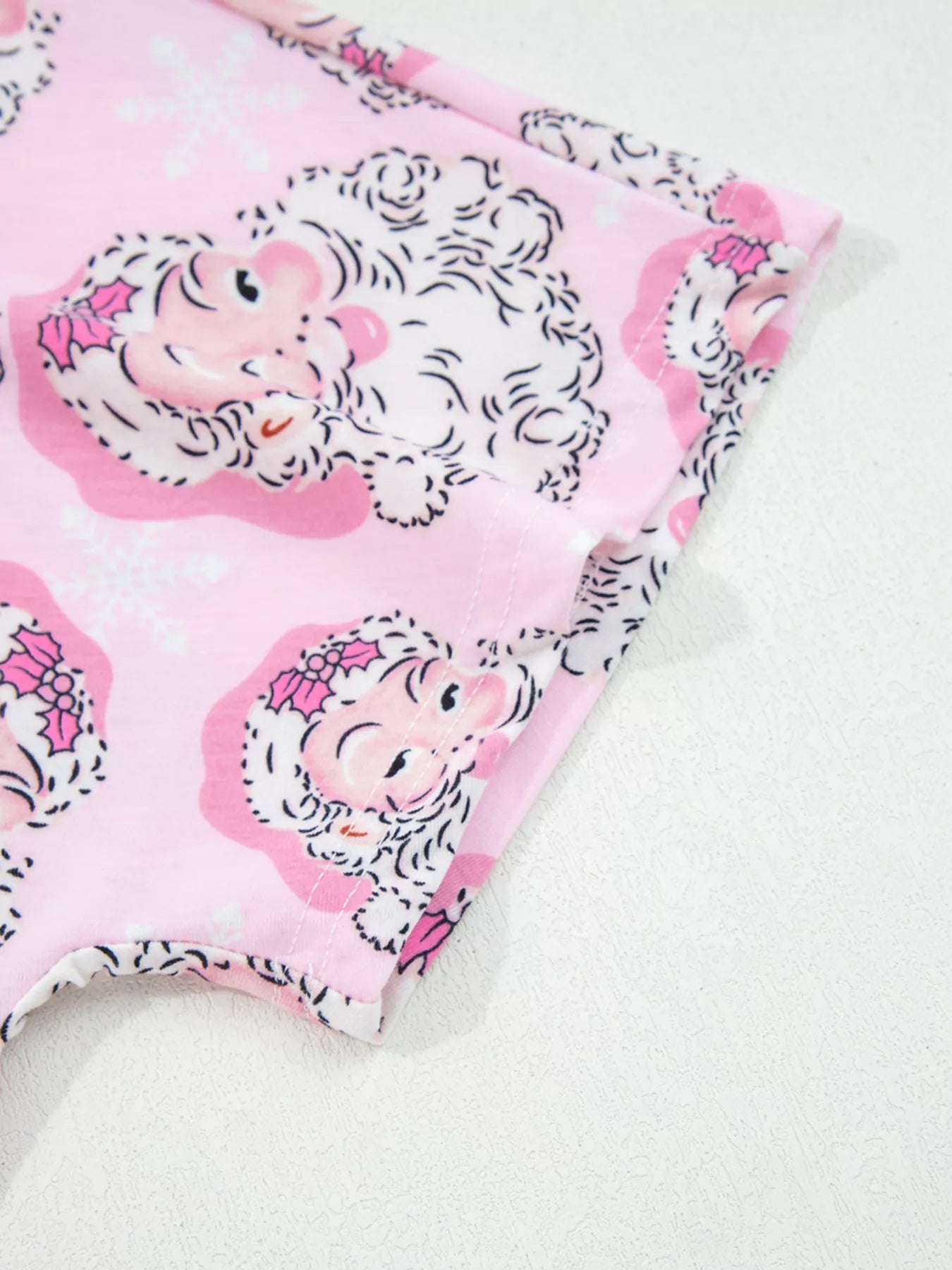 Women's Loungewear Santa Claus Print Set