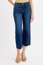 Women's Jeans – High Rise Crop Wide Leg