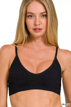 Women's Seamless Bra with Removable Pads