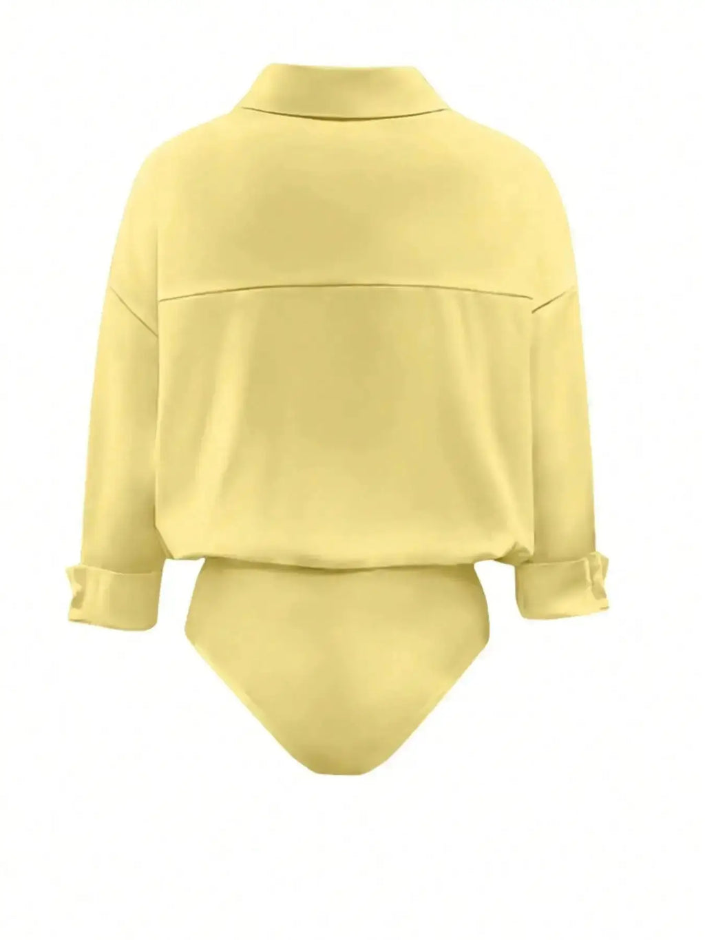 Button-Down Long Sleeve Bodysuit by Parfymia