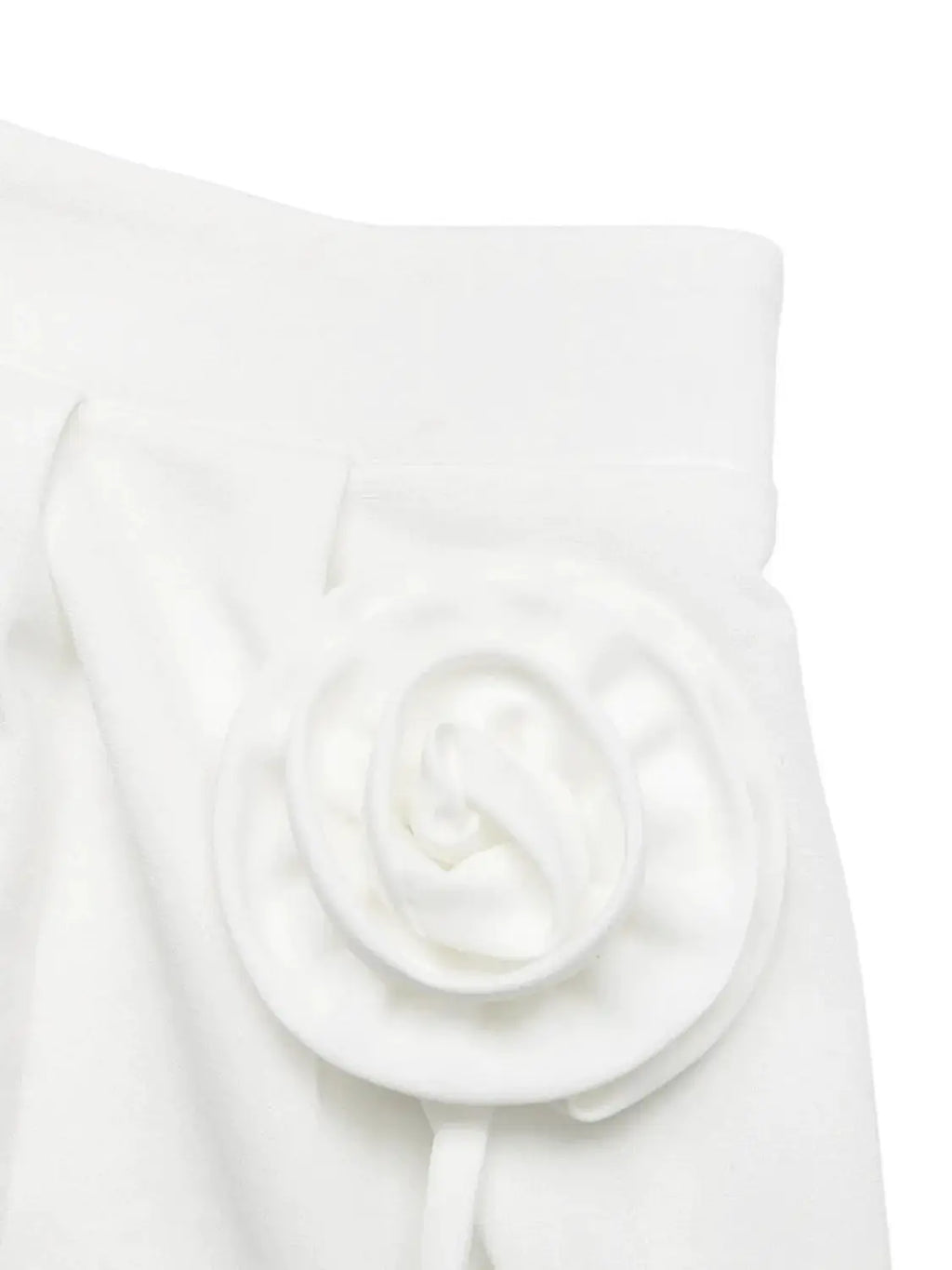 3D Flower Applique High Waisted Shorts For Women Parfymia Stylish Flattering Fit — Parfymia