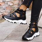 Women's Cutout Platform Sneakers