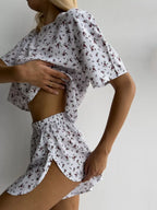 Women's Loungewear Set – Floral Print