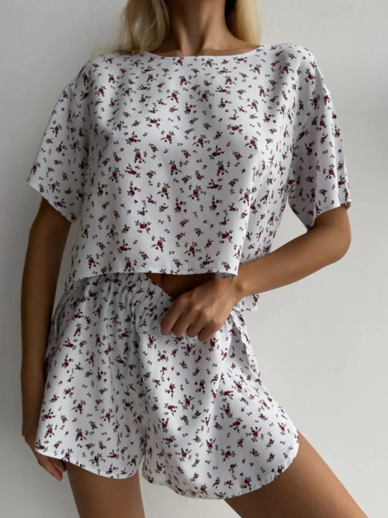 Women's Loungewear Set – Floral Print
