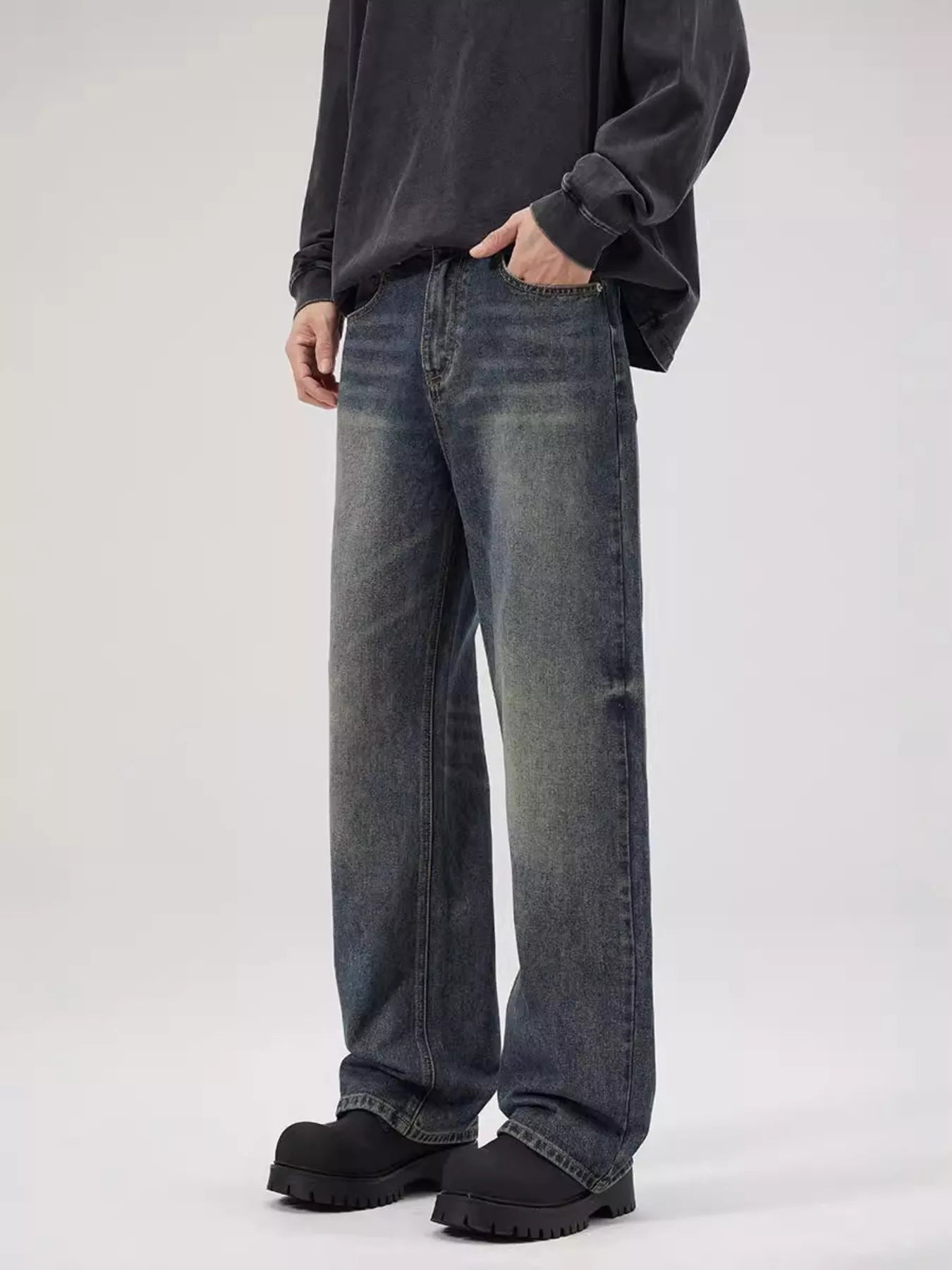 Men's Jeans – Vintage Wash Relaxed Fit