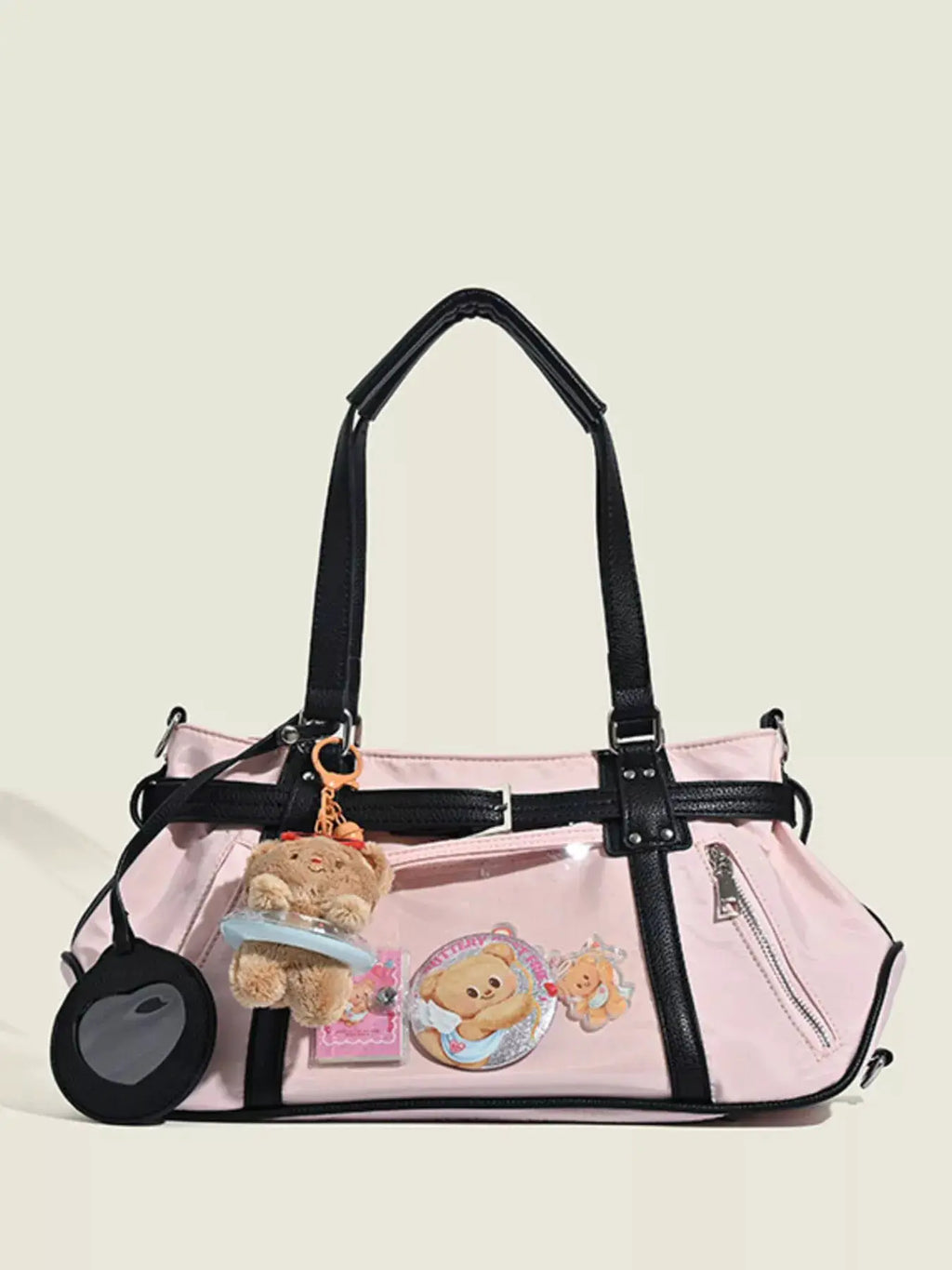 Contrast Lightweight Shoulder Bag by Trendsi