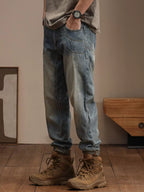 Men's Vintage Wash Relaxed Fit Jeans