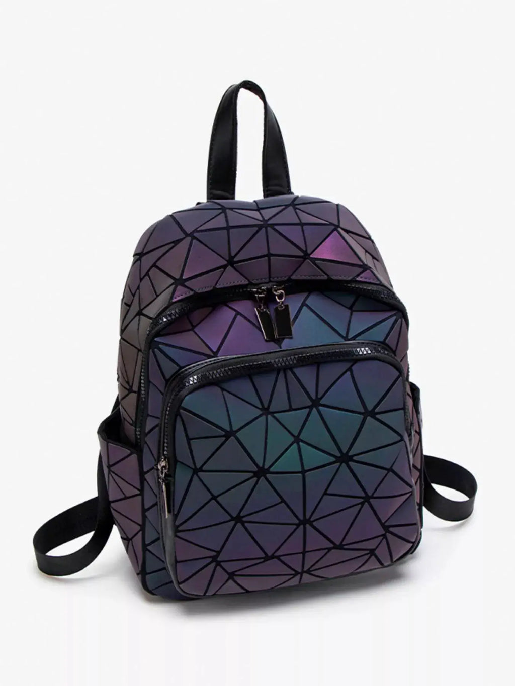 Geometric Backpack Bag by Trendsi