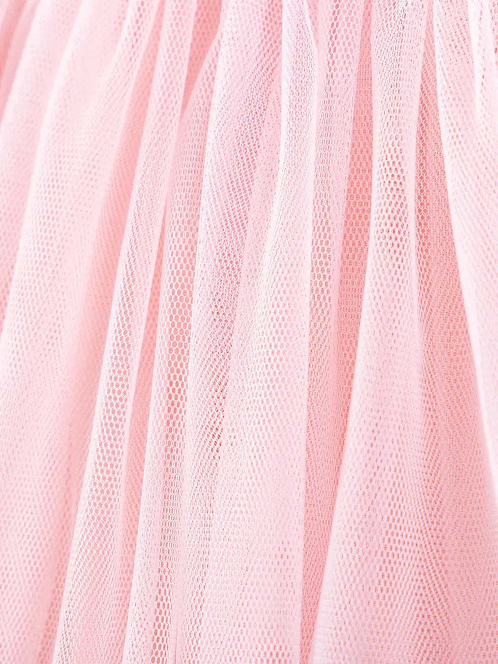 Girls Pink Ballerina Tulle Dress Short Sleeve Ballet Skirt — Parfymia