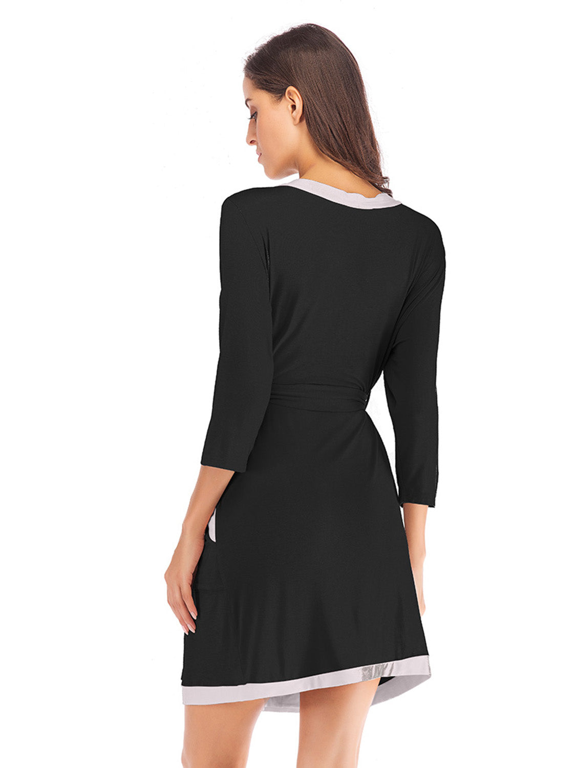 Women's Tie Waist Loungewear Robe