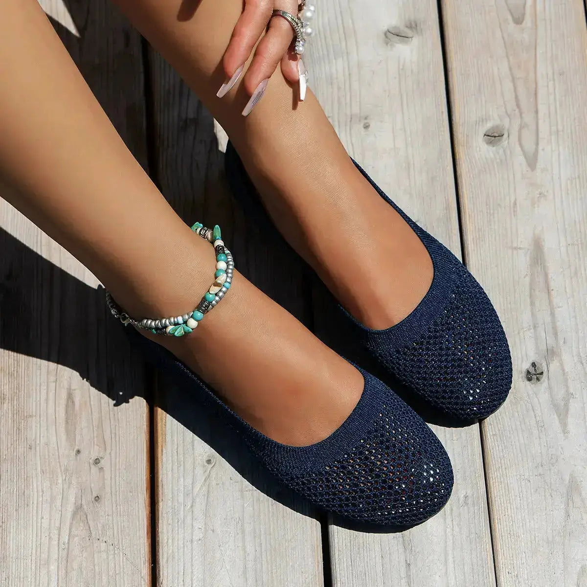 Breathable Mesh Slip-Ons for Women by Parfymia