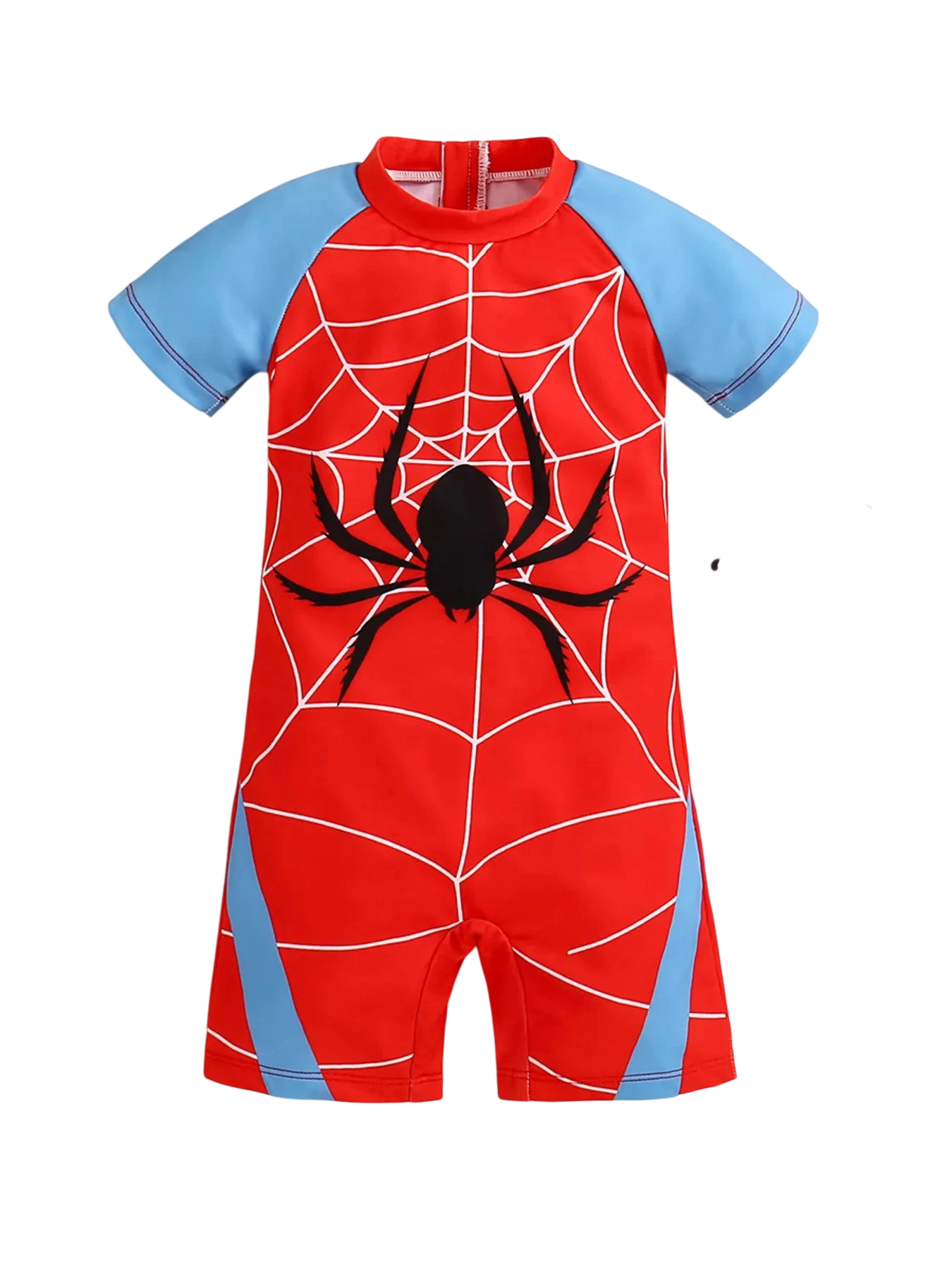 Children's Spider-Man Short Sleeve One-Piece Swimsuit