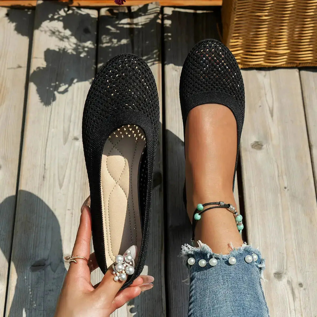 Breathable Mesh Slip-Ons for Women by Parfymia