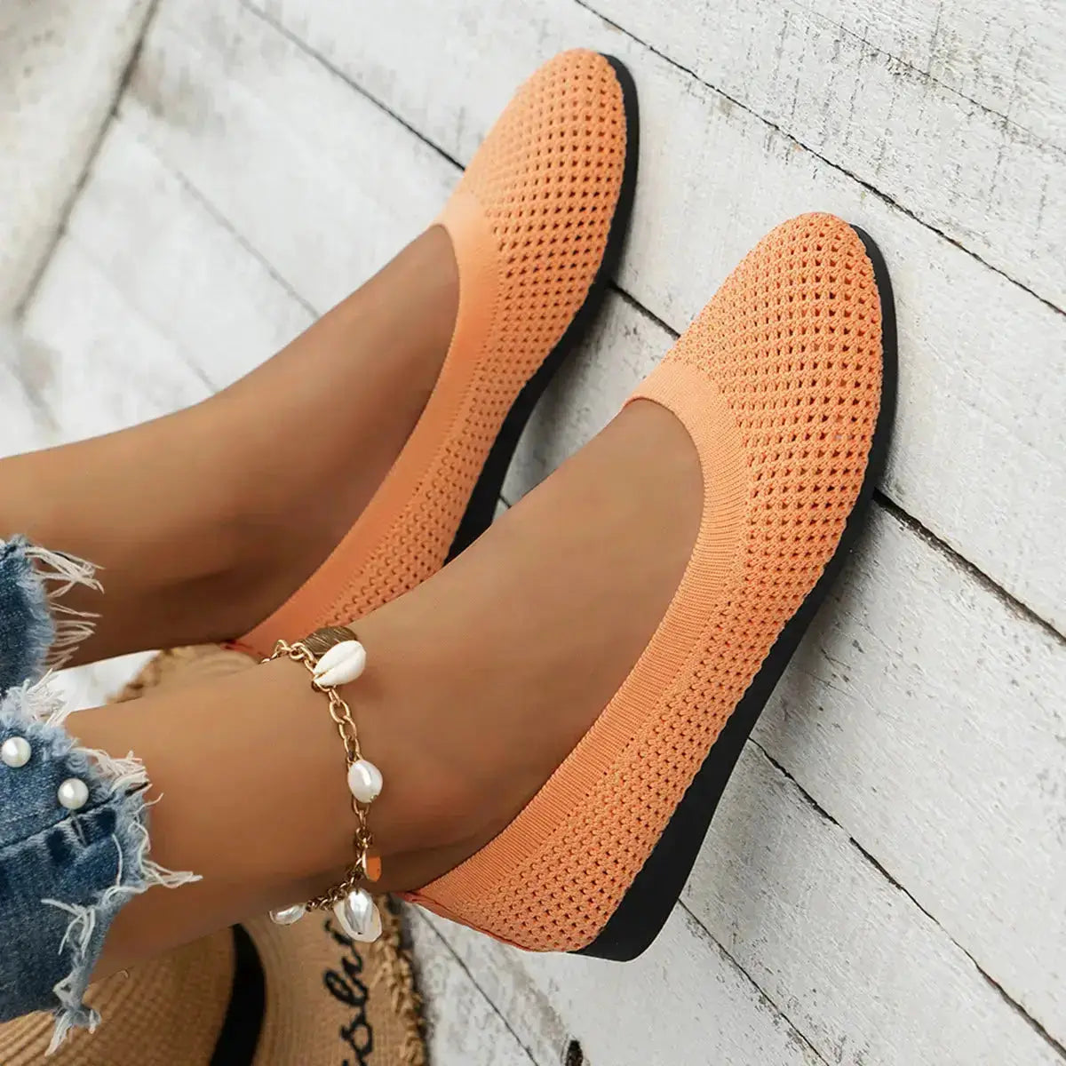 Breathable Mesh Slip-Ons for Women by Parfymia