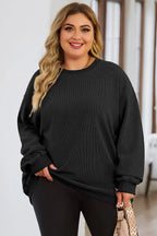 Women's Plus Size Sweatshirt – Dropped Shoulder