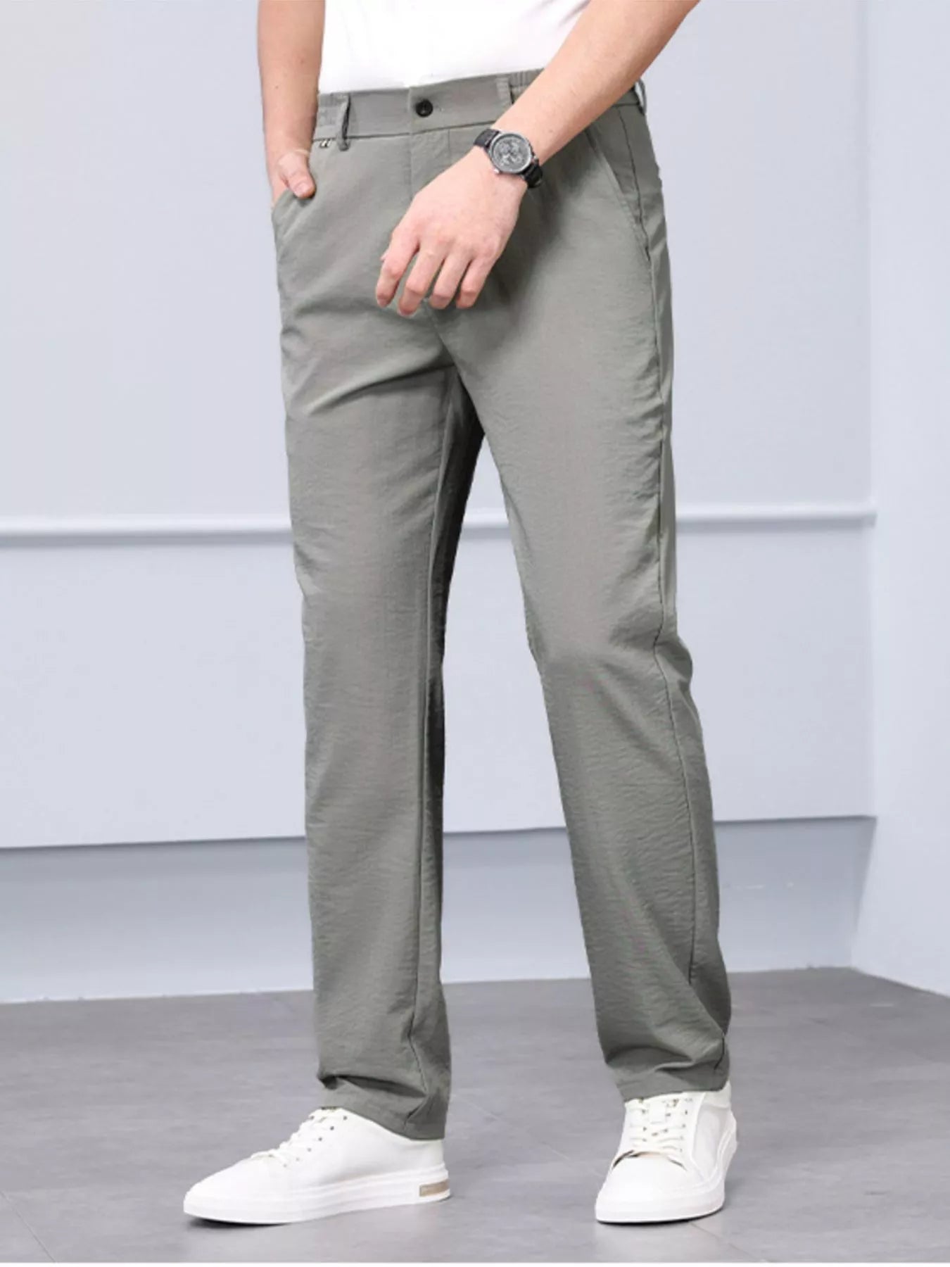 Men's Dress Pants Classic Fit Plus Size