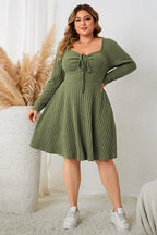 Women's Dress – Honey Sweetheart Ribbed
