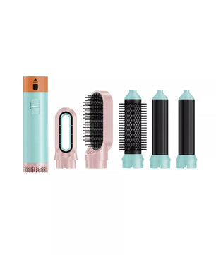 5-in-1 Interchangeable Curling Iron Wand Set