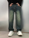 Men's Patterned Relaxed Fit Jeans
