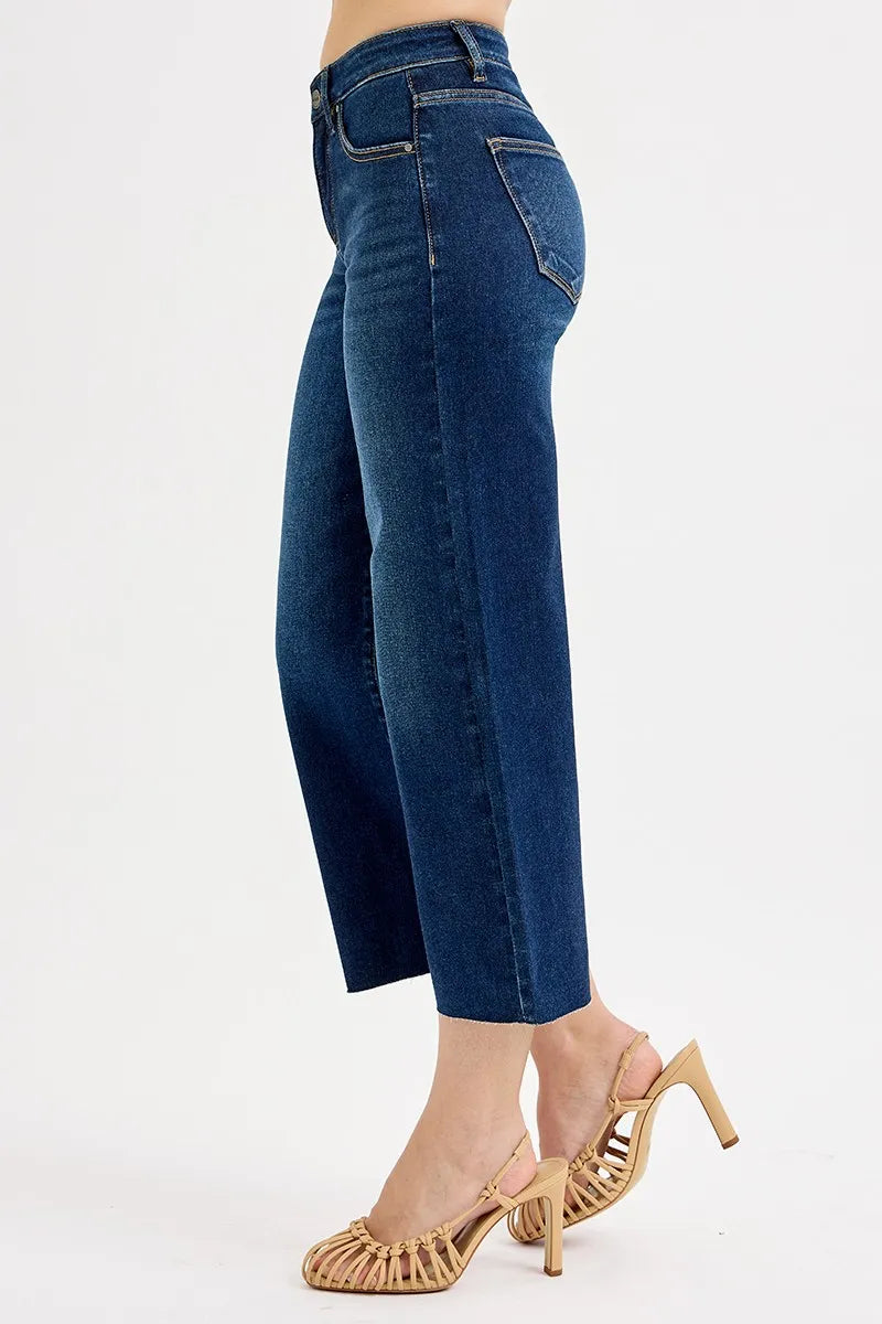 Women's Jeans – High Rise Crop Wide Leg