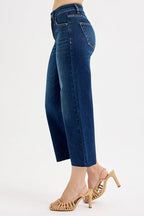 Women's Jeans – High Rise Crop Wide Leg