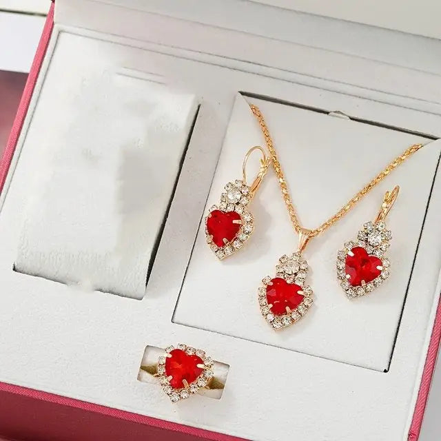 Women's Retro Love Watch Jewelry Set Dropshipman