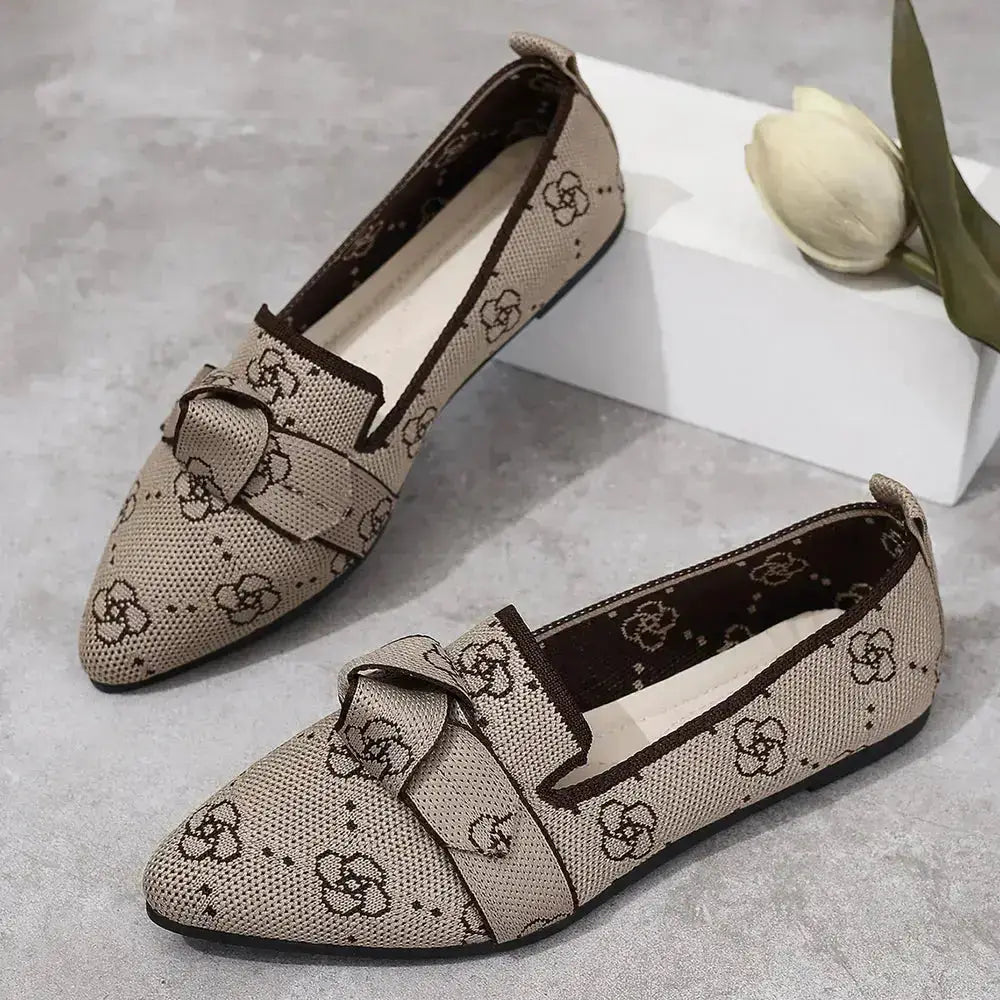 Breathable Mesh Pointed Toe Slip-Ons for Women by Parfymia