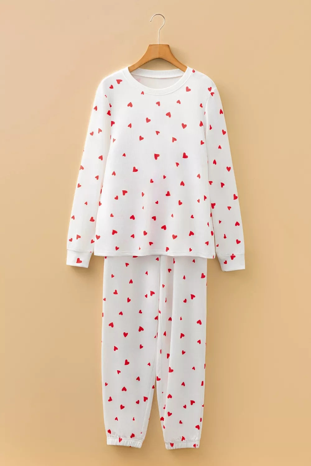 Women's Loungewear Set – Hearts Print