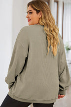 Women's Plus Size Sweatshirt – Dropped Shoulder