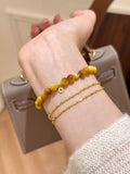 Women's Tiger Eye Beaded Bracelet
