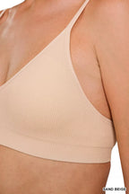 Women's Seamless Bra with Removable Pads