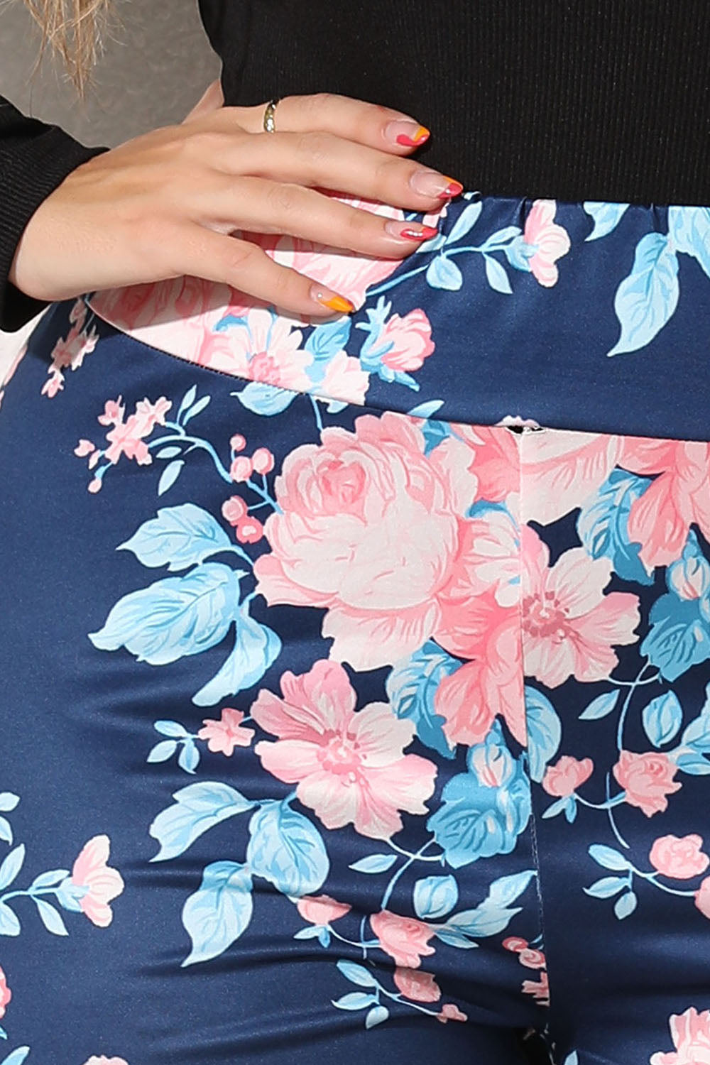 Women's Plus Size Floral Print Legging