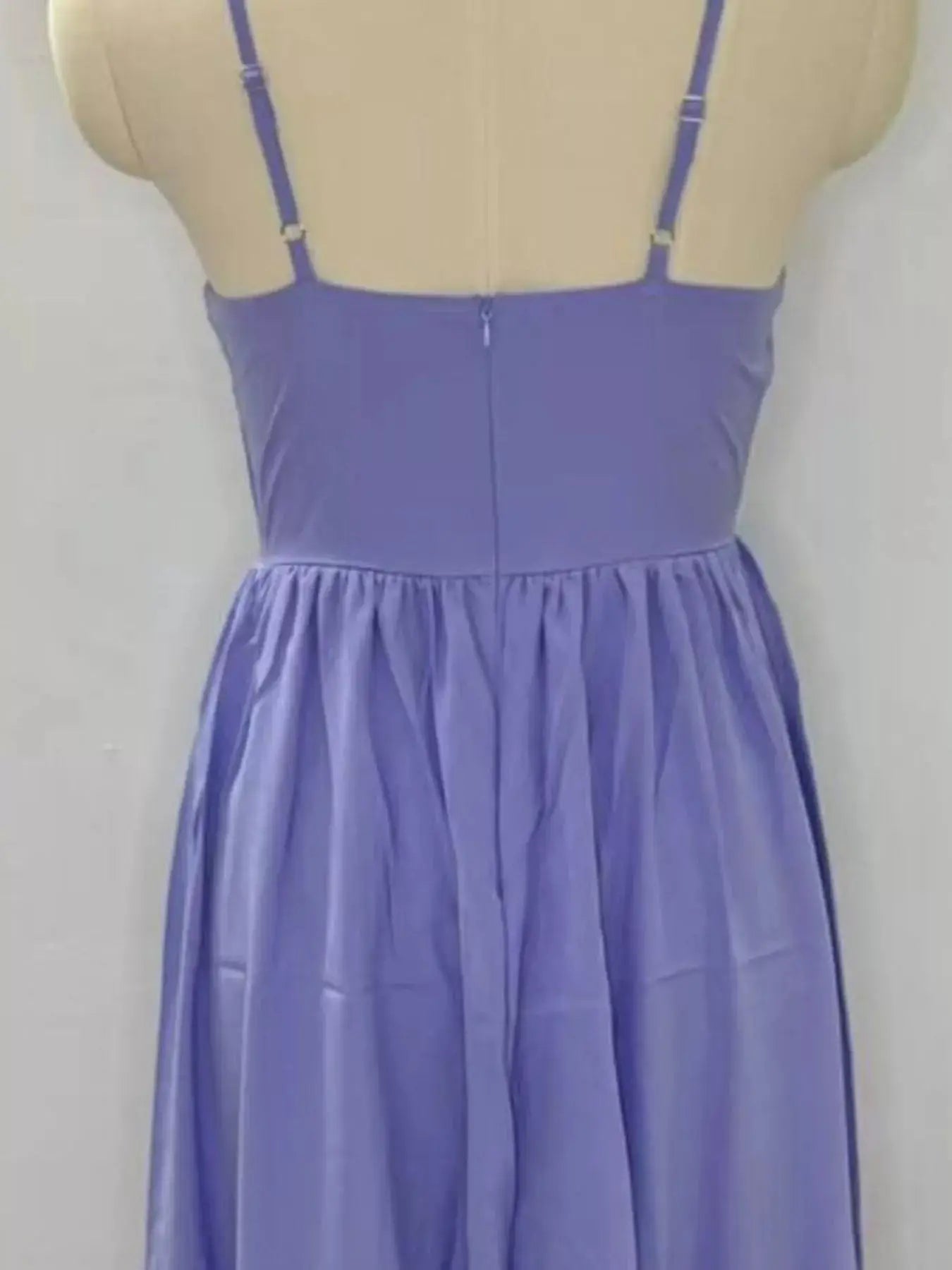 Adjustable Strap Scoop Neck Midi Dress Trendsi
