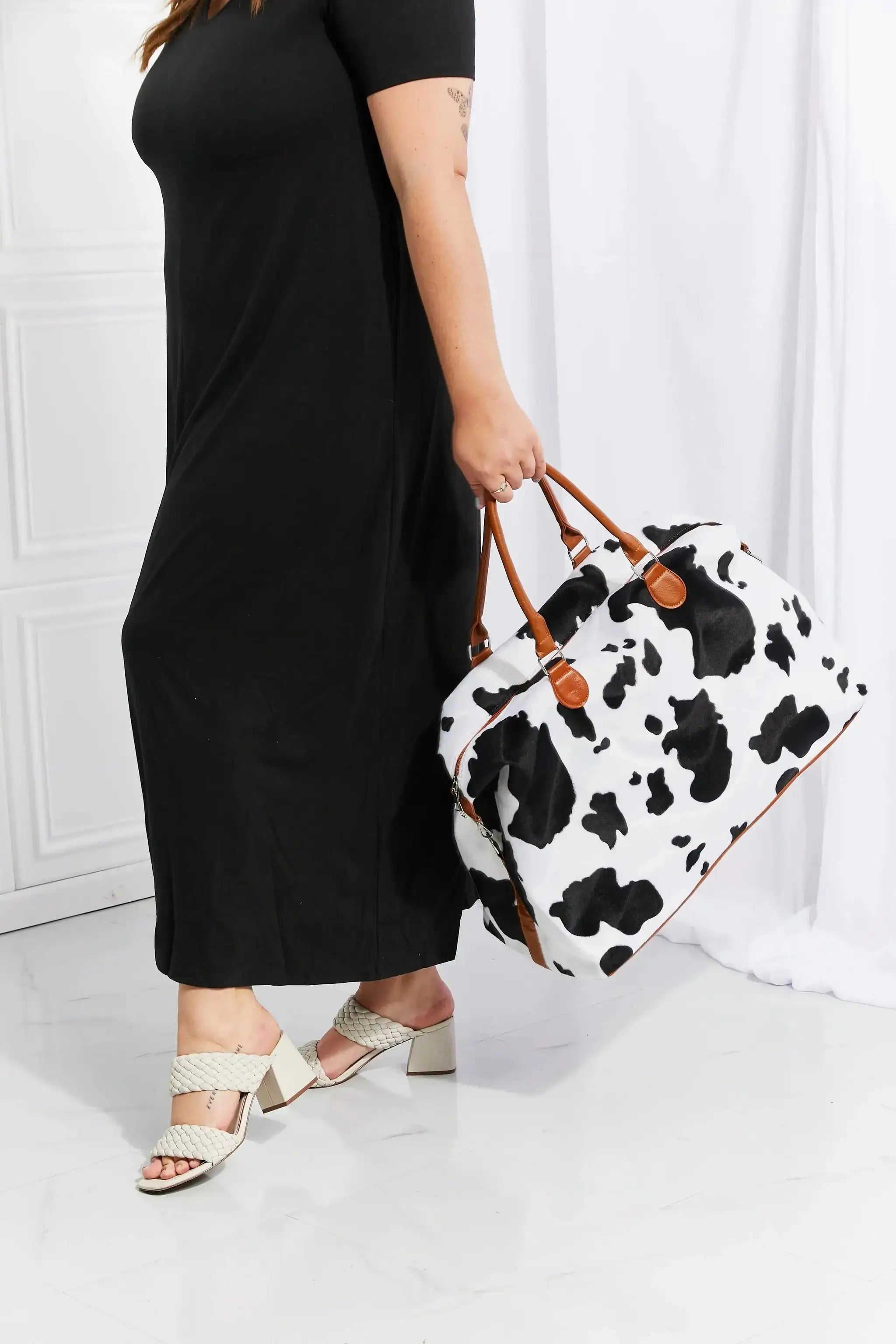 Animal Print Plush Weekender Bag by Parfymia