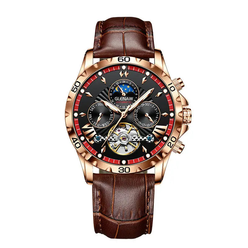 Men's Fashion Hollowed-Out Automatic Mechanical Watch Dropshipman