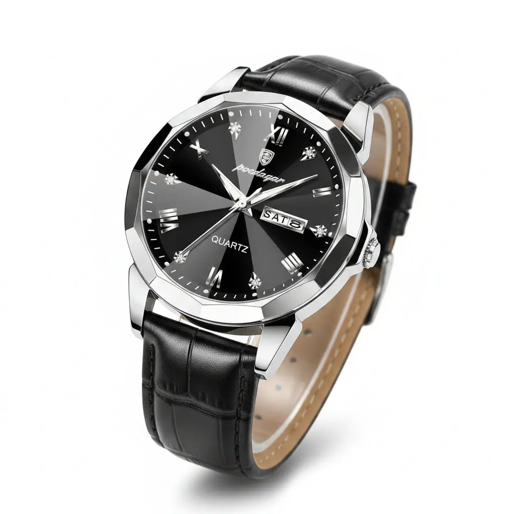 Belt Style Men's Waterproof Luminous Fashion Quartz Watch Dropshipman