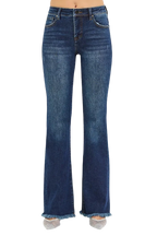 Women's Flare Jeans – Tummy Control Mid Rise