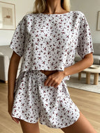 Women's Loungewear Set – Floral Print