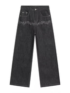 Men's Loose Fit Wash Jeans