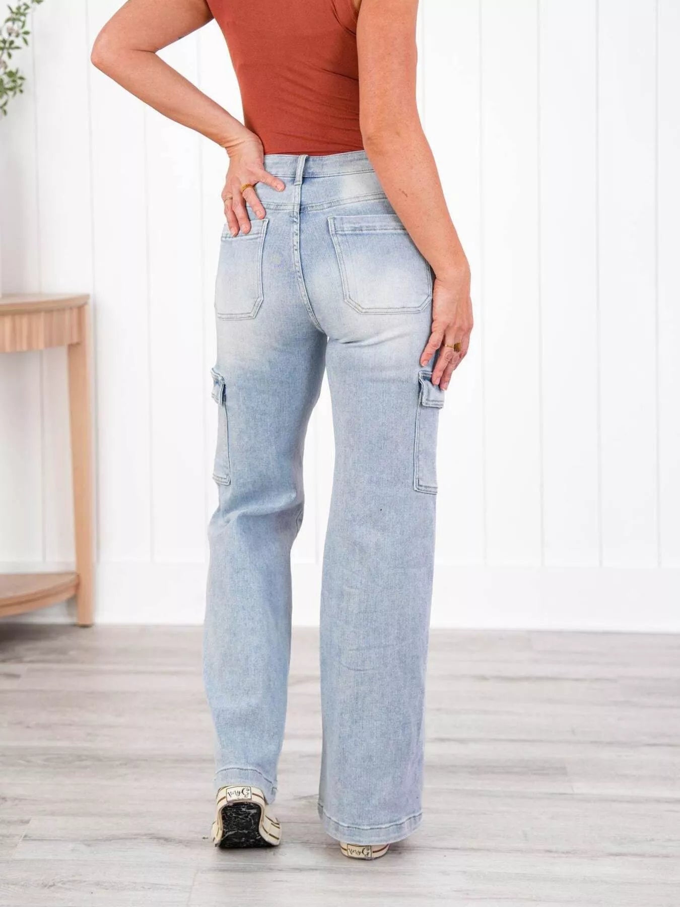 Women's Cargo Jeans Wide Leg Plus Size